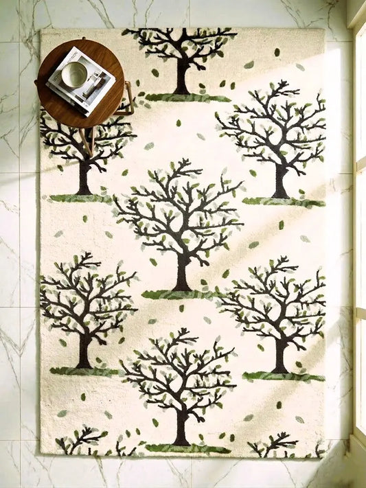 AR-009 | Tree Pattern Hand-Tufted Rug My Store