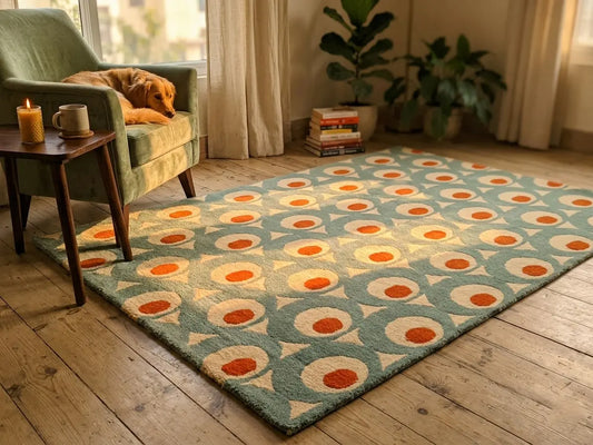 AR-013 | Modern Geometric Hand-Tufted Rug My Store