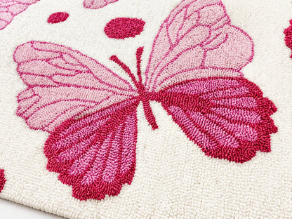 AR-002 | Butterfly Pattern Hand-Tufted Rug My Store