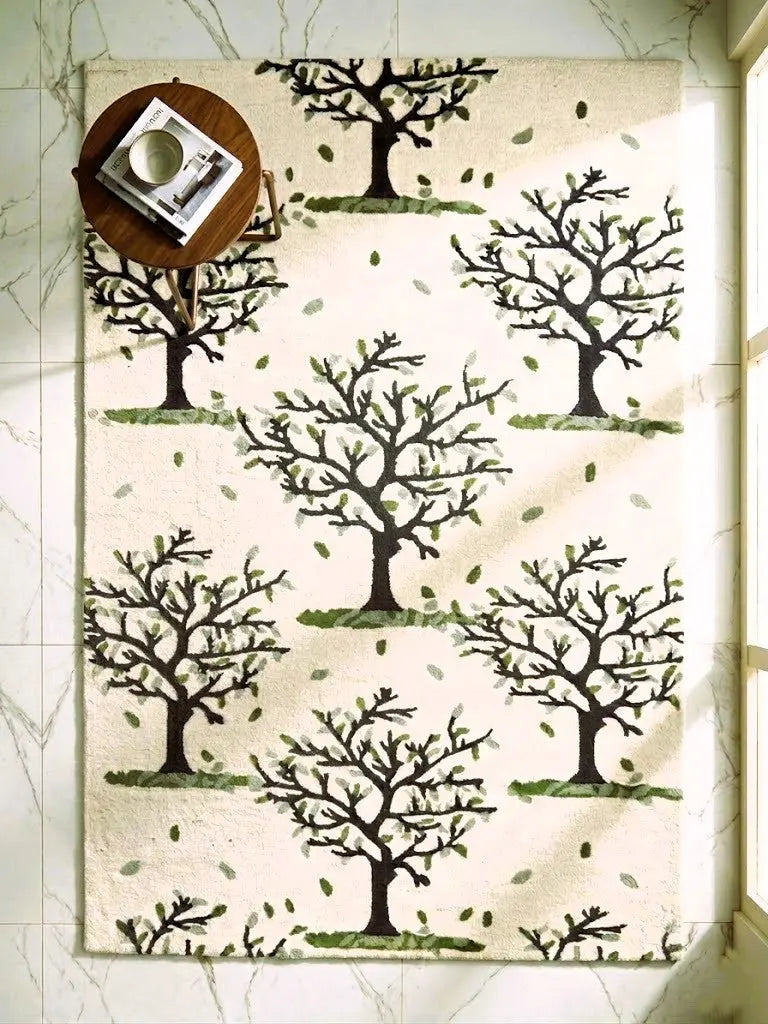 AR-009 | Tree Pattern Hand-Tufted Rug My Store