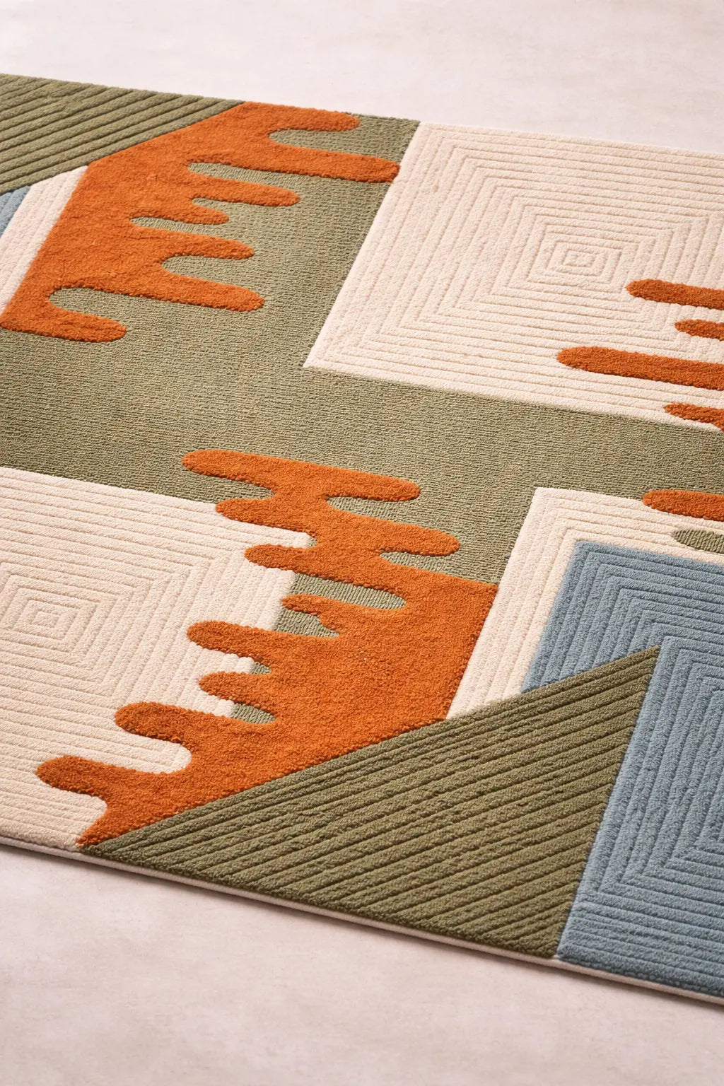 AR-001 | Modern Abstract Hand-Tufted Rug A1 Habitatco