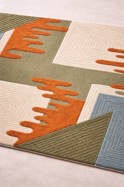AR-001 | Modern Abstract Hand-Tufted Rug A1 Habitatco