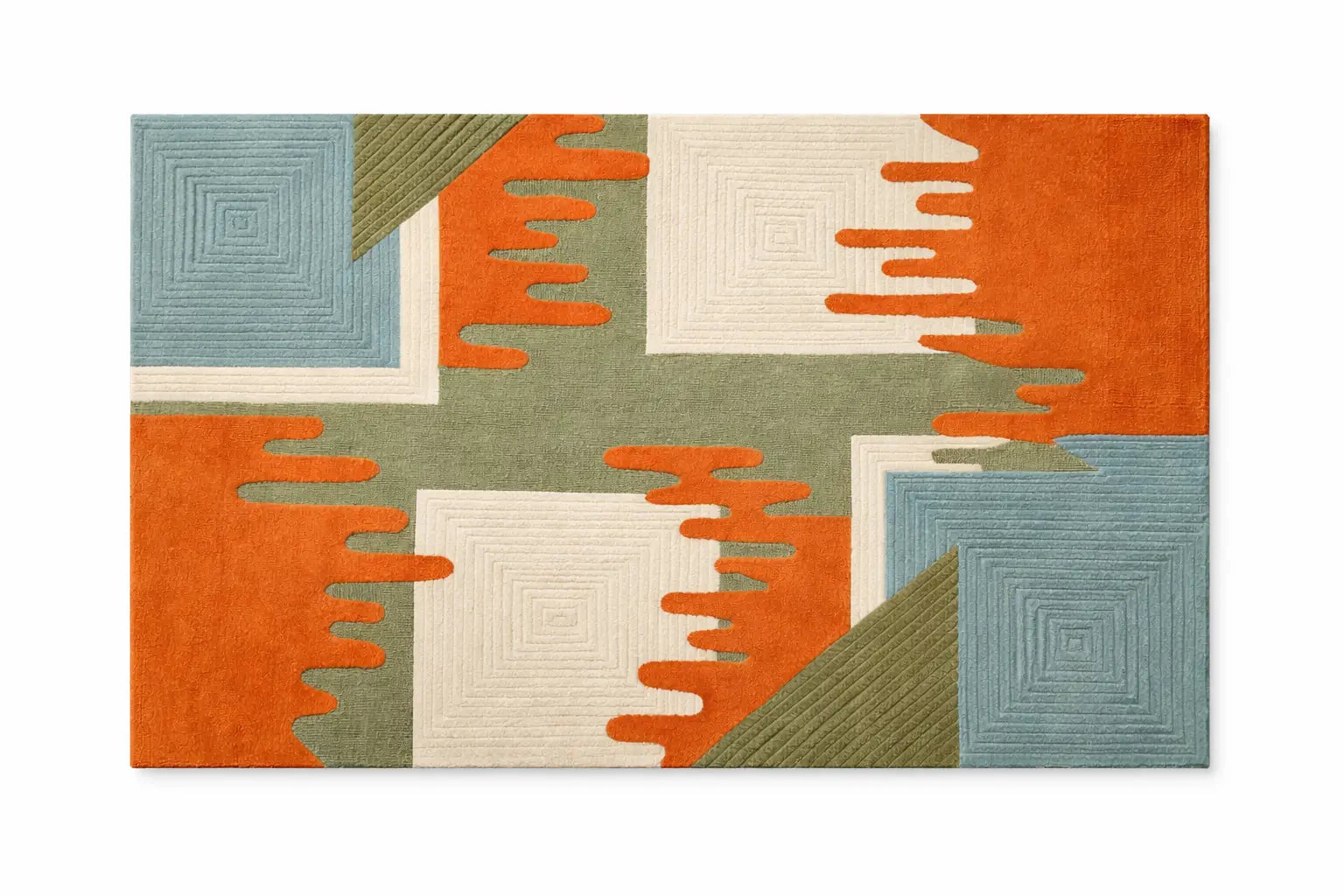 AR-001 | Modern Abstract Hand-Tufted Rug A1 Habitatco