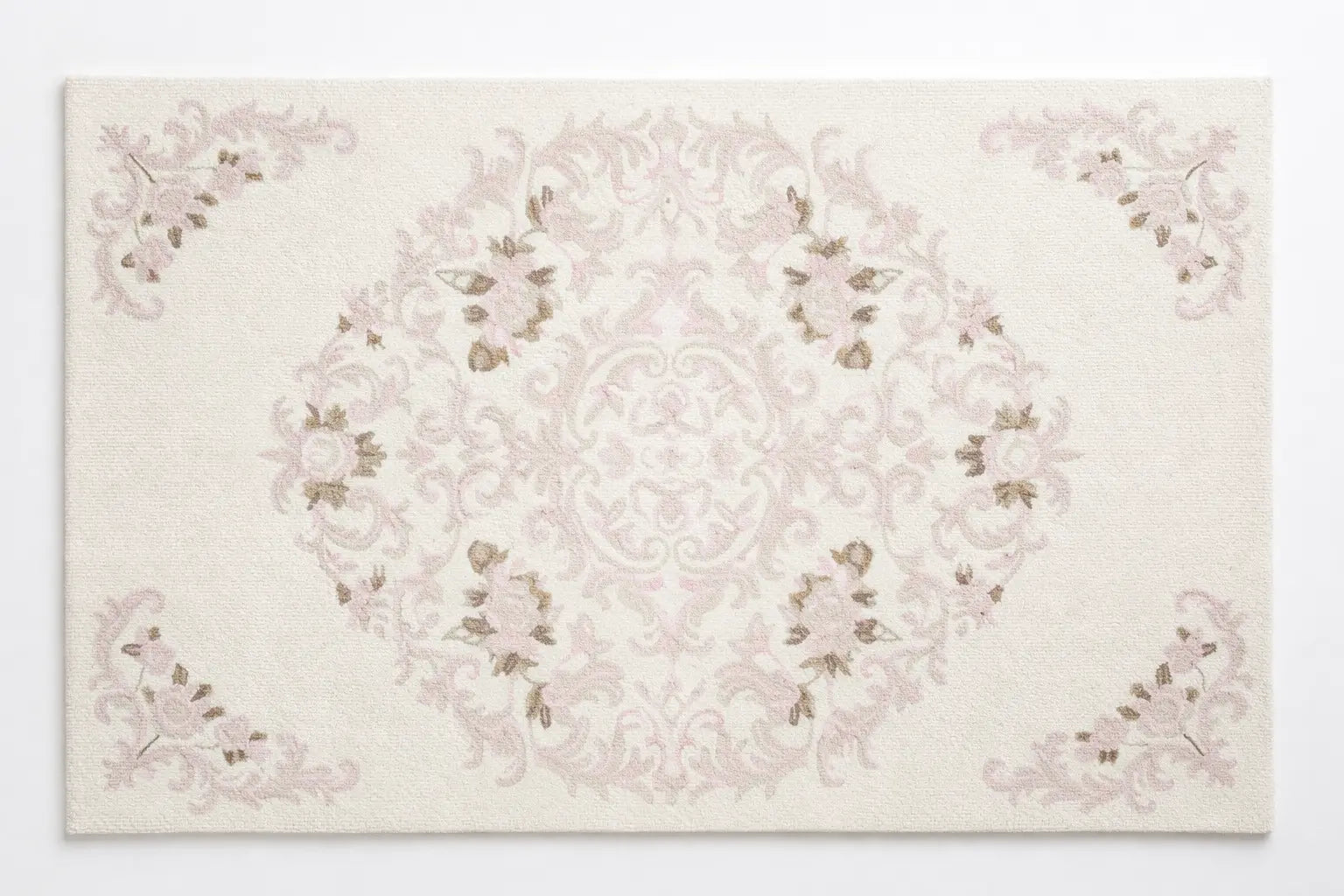 AR-003 | Classic Floral Medallion Hand-Tufted Rug My Store