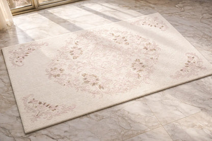 AR-003 | Classic Floral Medallion Hand-Tufted Rug My Store