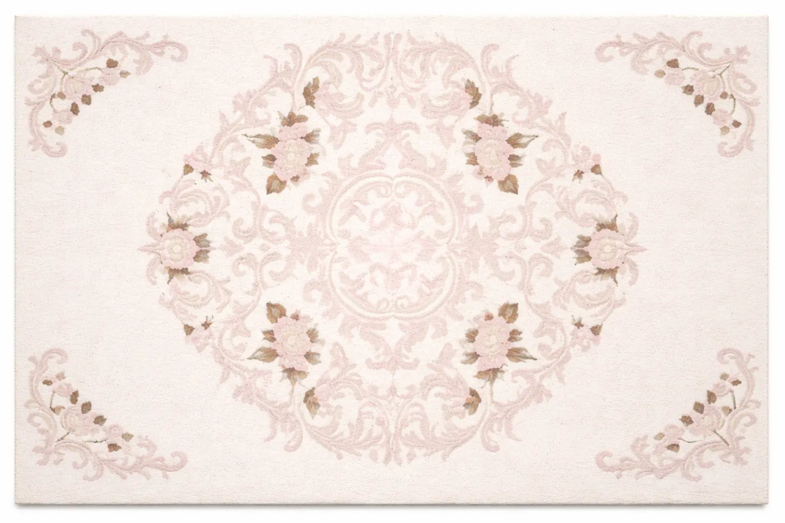 AR-003 | Classic Floral Medallion Hand-Tufted Rug My Store