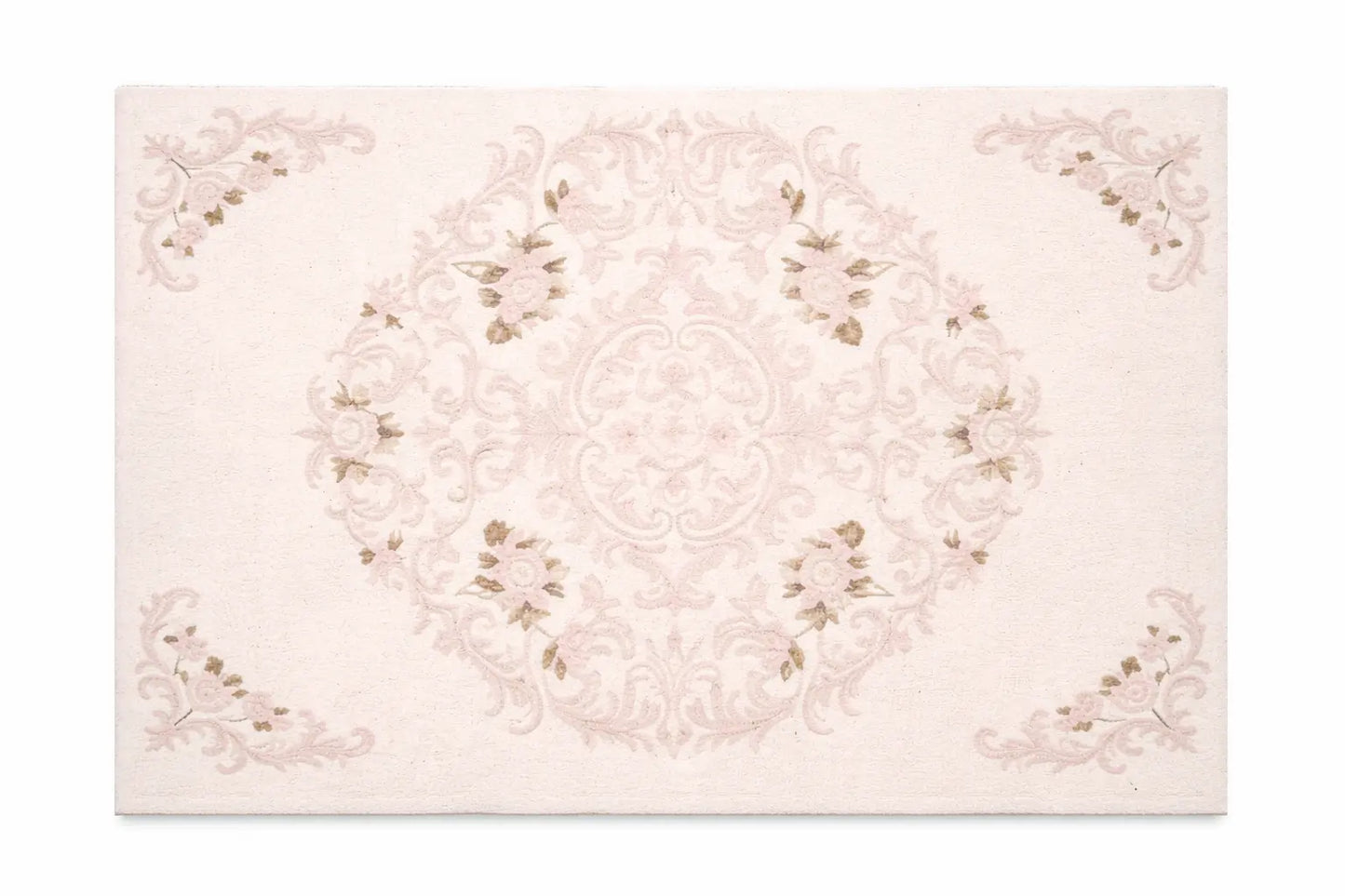AR-003 | Classic Floral Medallion Hand-Tufted Rug My Store
