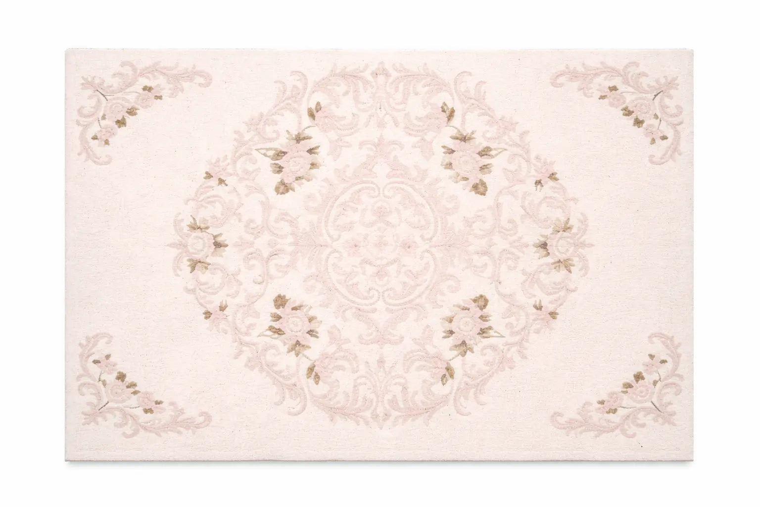 AR-003 | Classic Floral Medallion Hand-Tufted Rug My Store