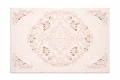 AR-003 | Classic Floral Medallion Hand-Tufted Rug My Store