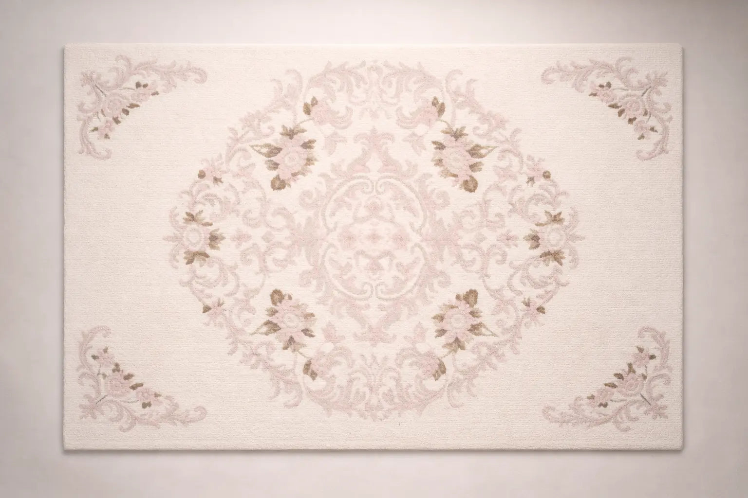 AR-003 | Classic Floral Medallion Hand-Tufted Rug My Store