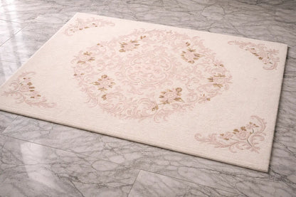 AR-003 | Classic Floral Medallion Hand-Tufted Rug My Store
