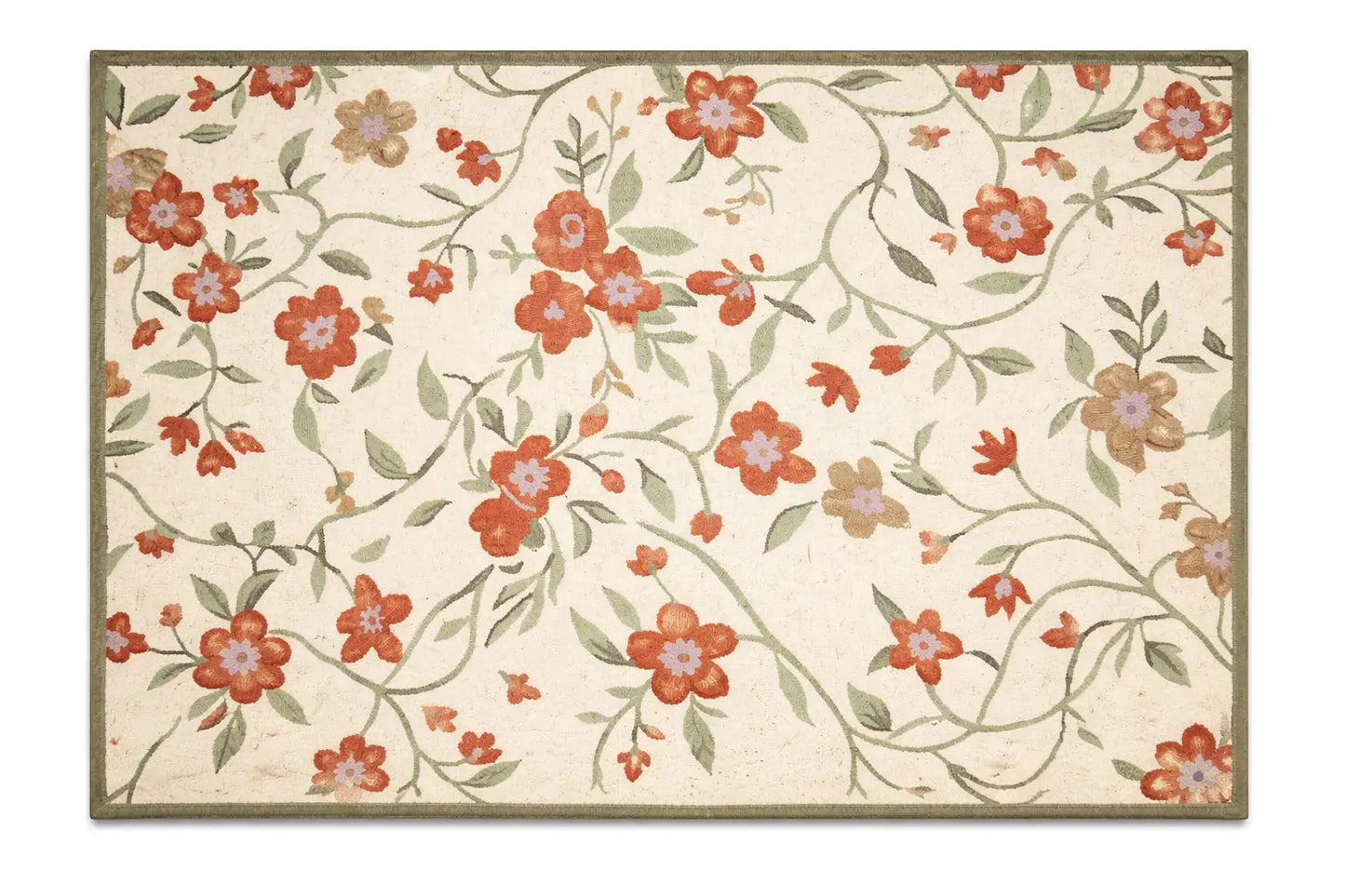 AR-004 | Floral Vine Hand-Tufted Rug My Store