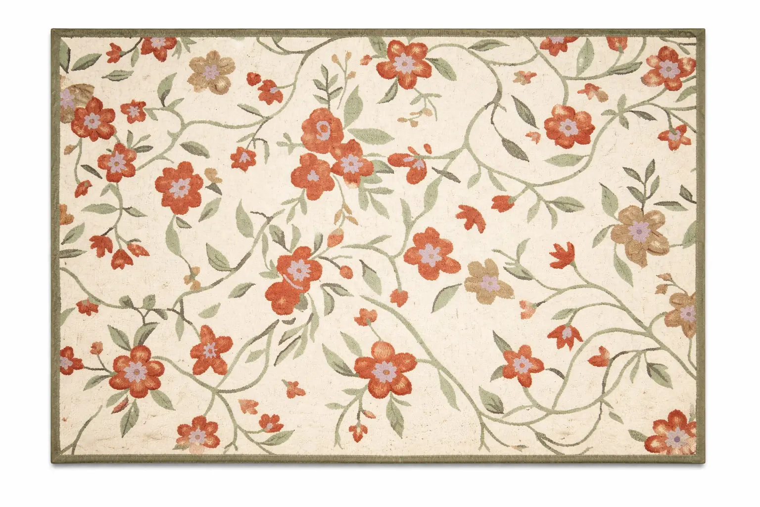 AR-004 | Floral Vine Hand-Tufted Rug My Store