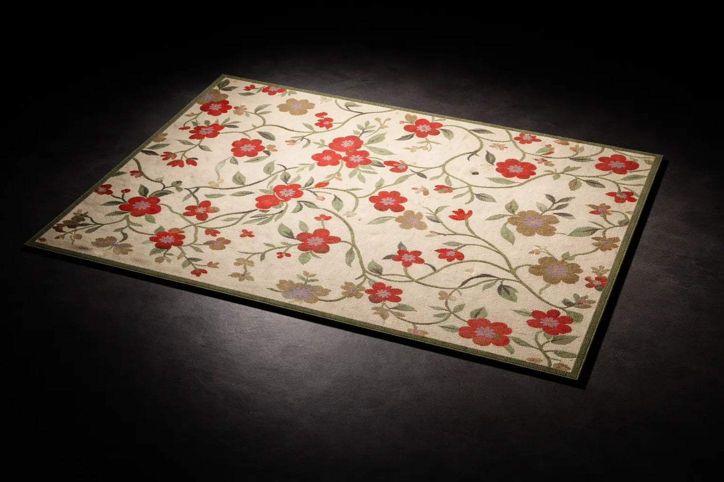 AR-004 | Floral Vine Hand-Tufted Rug My Store