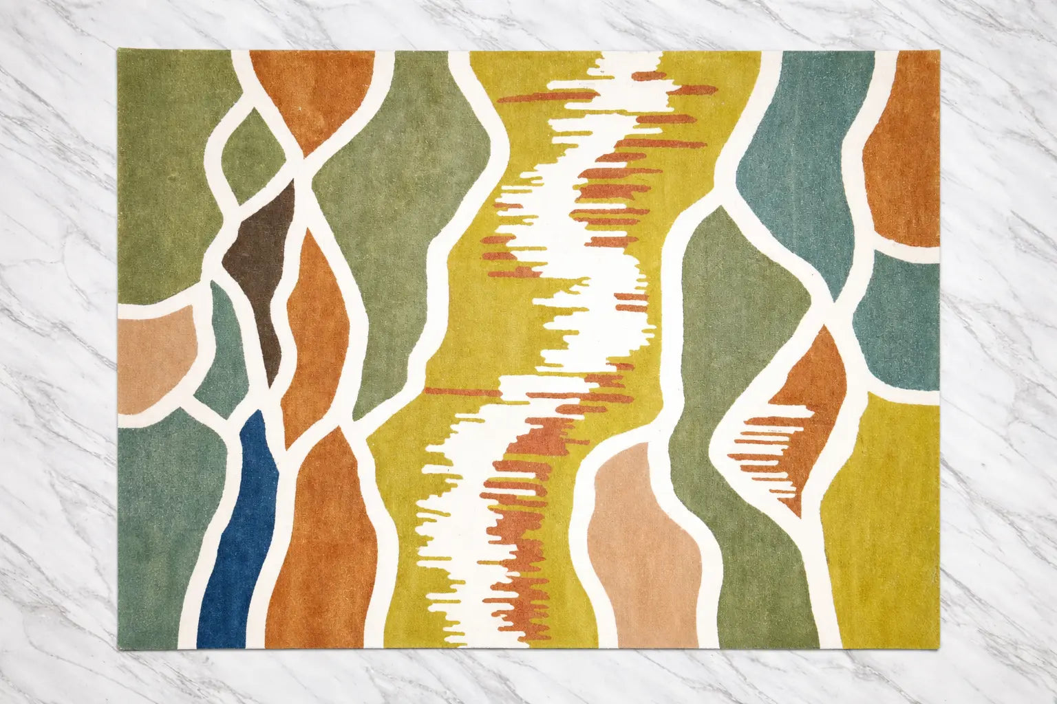 AR-005 | Abstract Modern Hand-Tufted Rug My Store