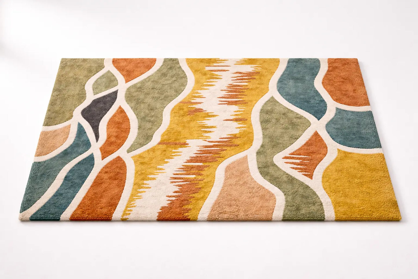 AR-005 | Abstract Modern Hand-Tufted Rug My Store