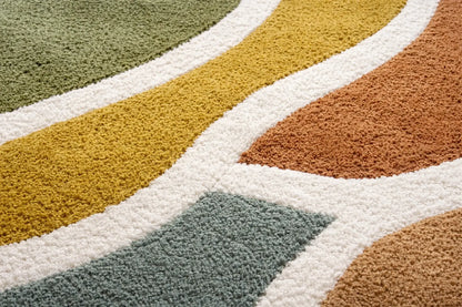 AR-005 | Abstract Modern Hand-Tufted Rug My Store