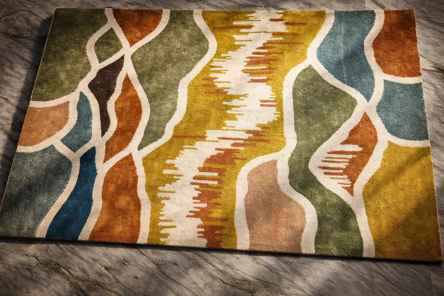 AR-005 | Abstract Modern Hand-Tufted Rug My Store