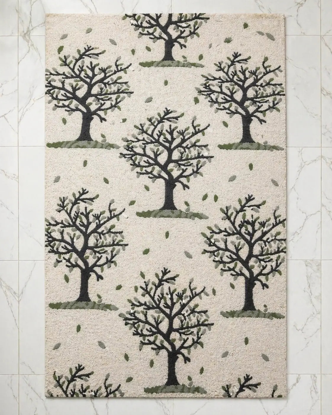 AR-009 | Tree Pattern Hand-Tufted Rug My Store