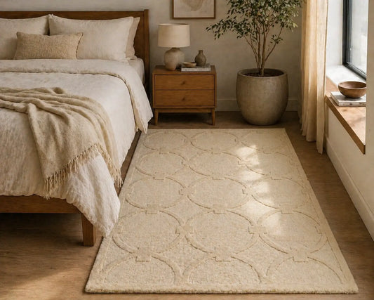AR-010 | Circular Geometric Hand-Tufted Rug My Store
