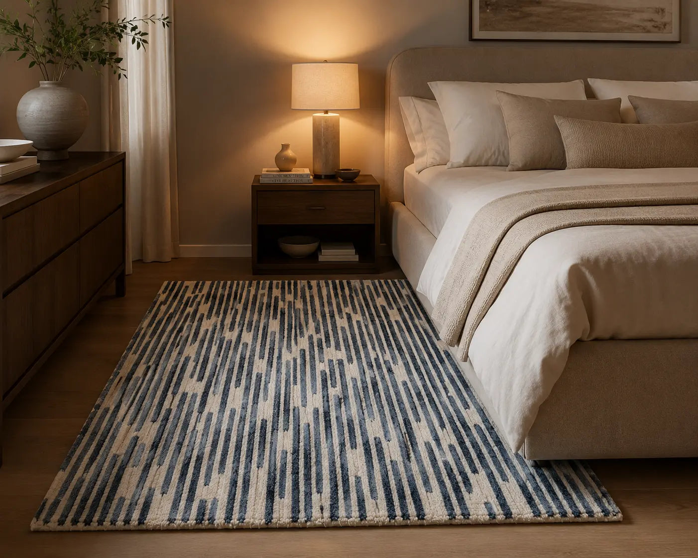 AR-016 | Linear Abstract Hand-Tufted Rug My Store