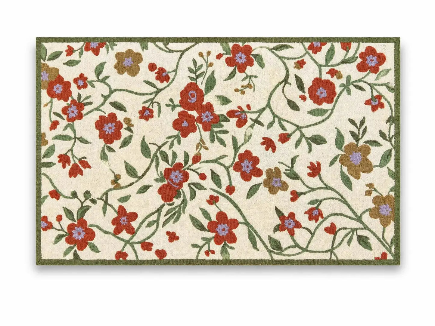 AR-004 | Floral Vine Hand-Tufted Rug My Store