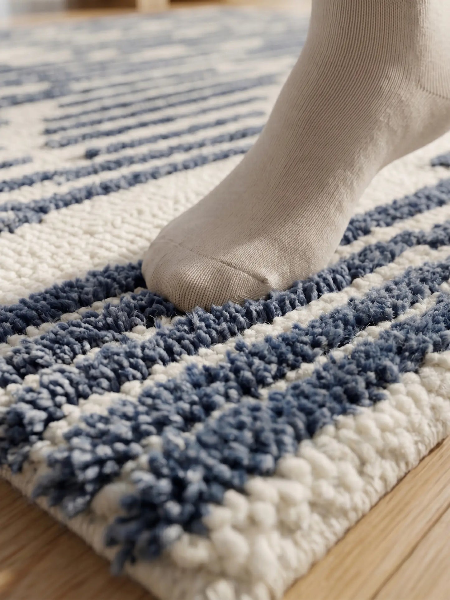 AR-016 | Linear Abstract Hand-Tufted Rug My Store