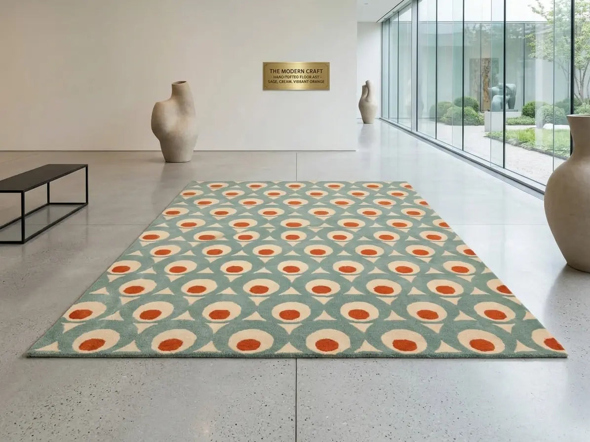 AR-013 | Modern Geometric Hand-Tufted Rug My Store