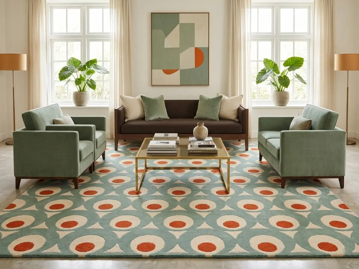 AR-013 | Modern Geometric Hand-Tufted Rug My Store