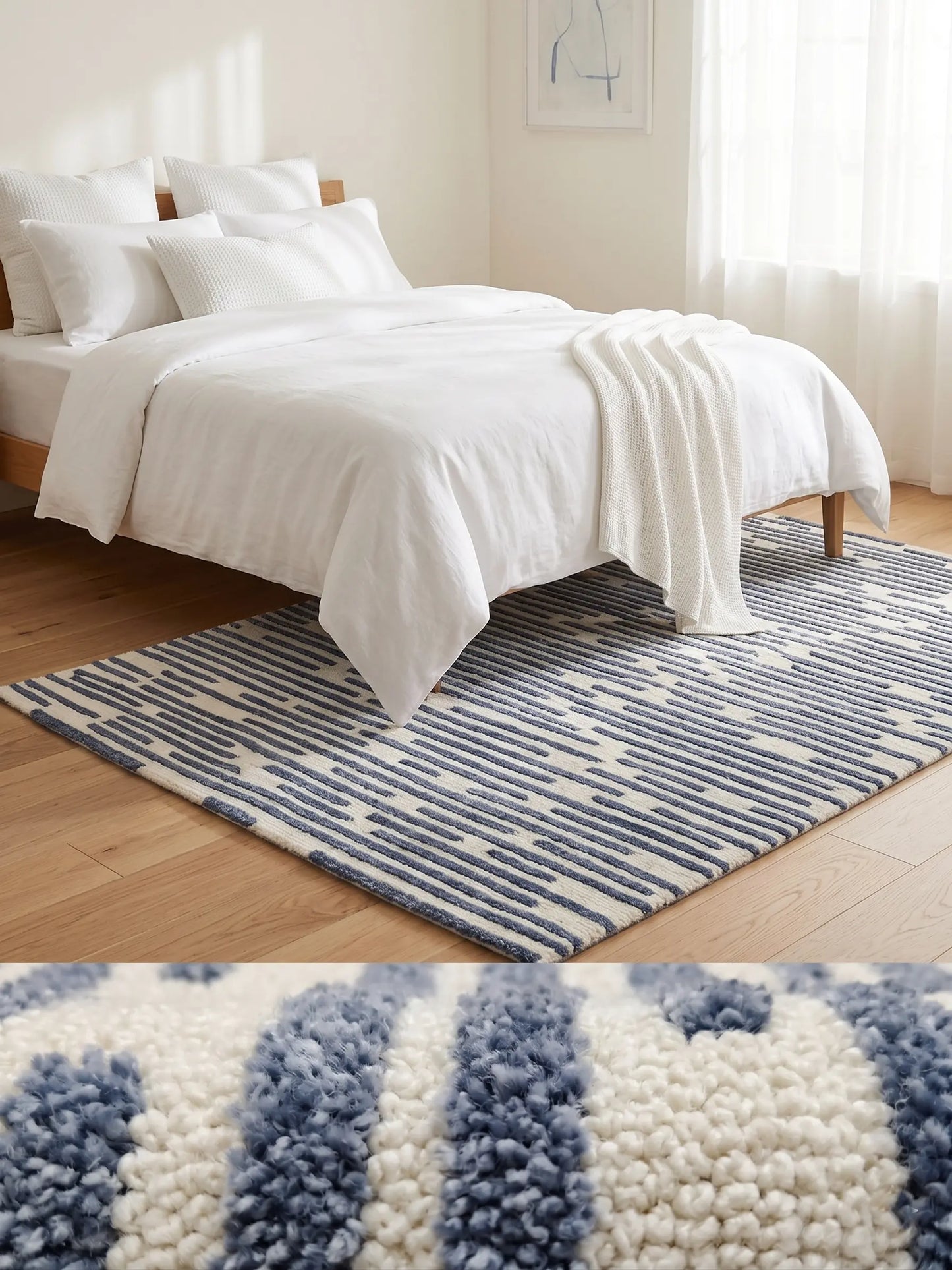 AR-016 | Linear Abstract Hand-Tufted Rug My Store