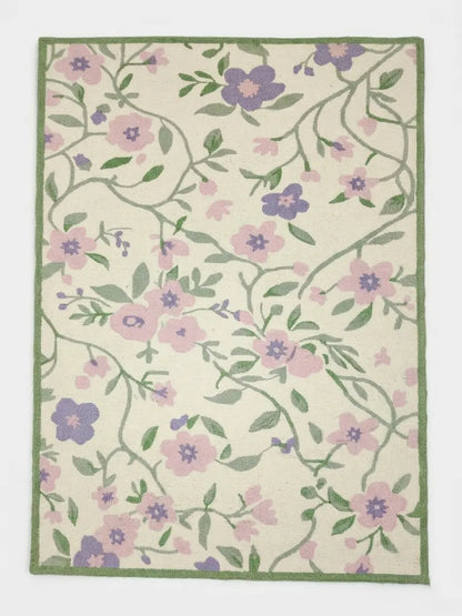 AR-012 | Floral Vine Hand-Tufted Rug My Store