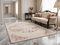 AR-003 | Classic Floral Medallion Hand-Tufted Rug