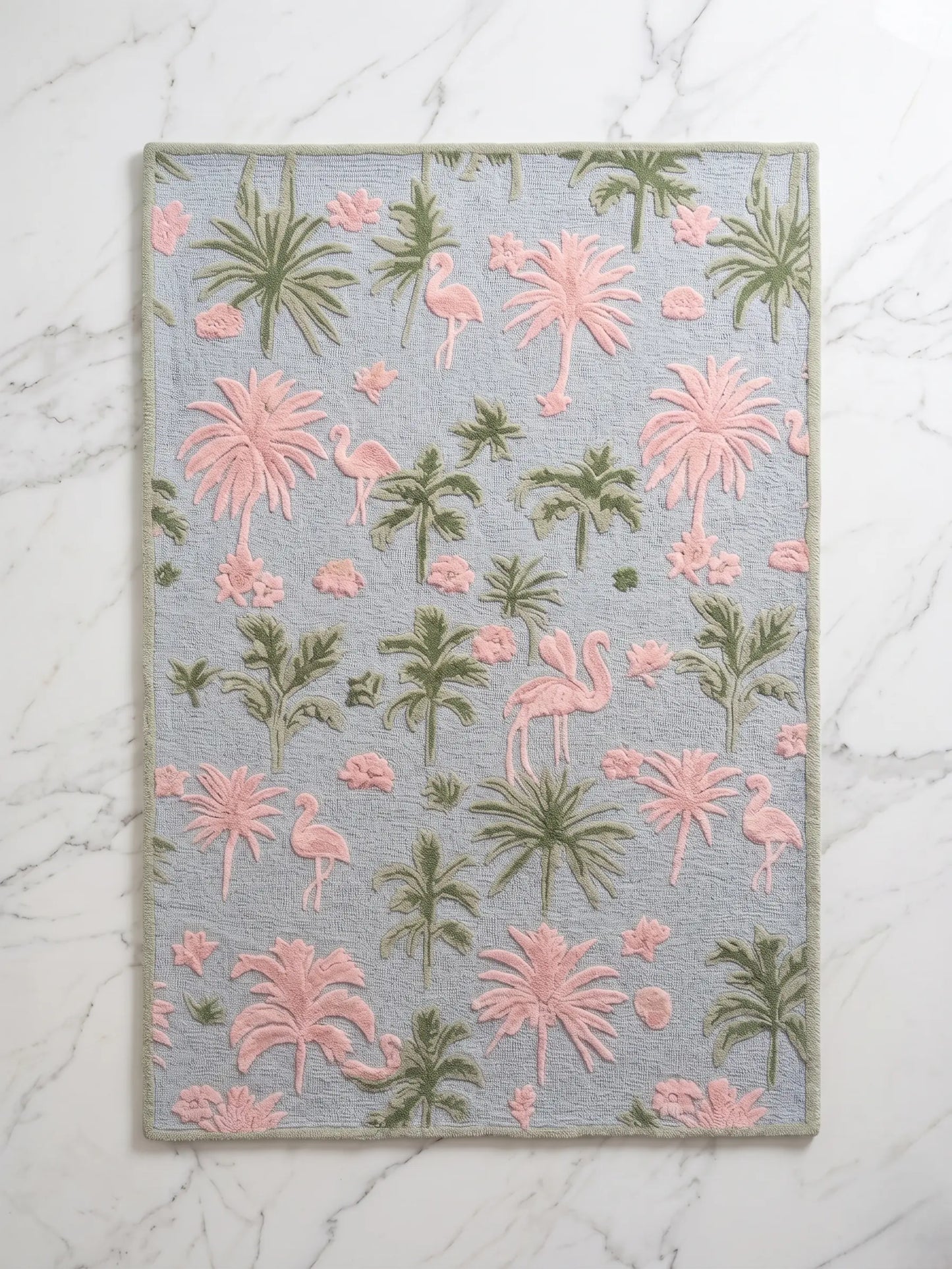 AR-008 | Floral Bird Hand-Tufted Rug My Store