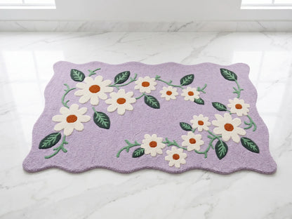 AR-015 | Daisy Floral Hand-Tufted Rug My Store