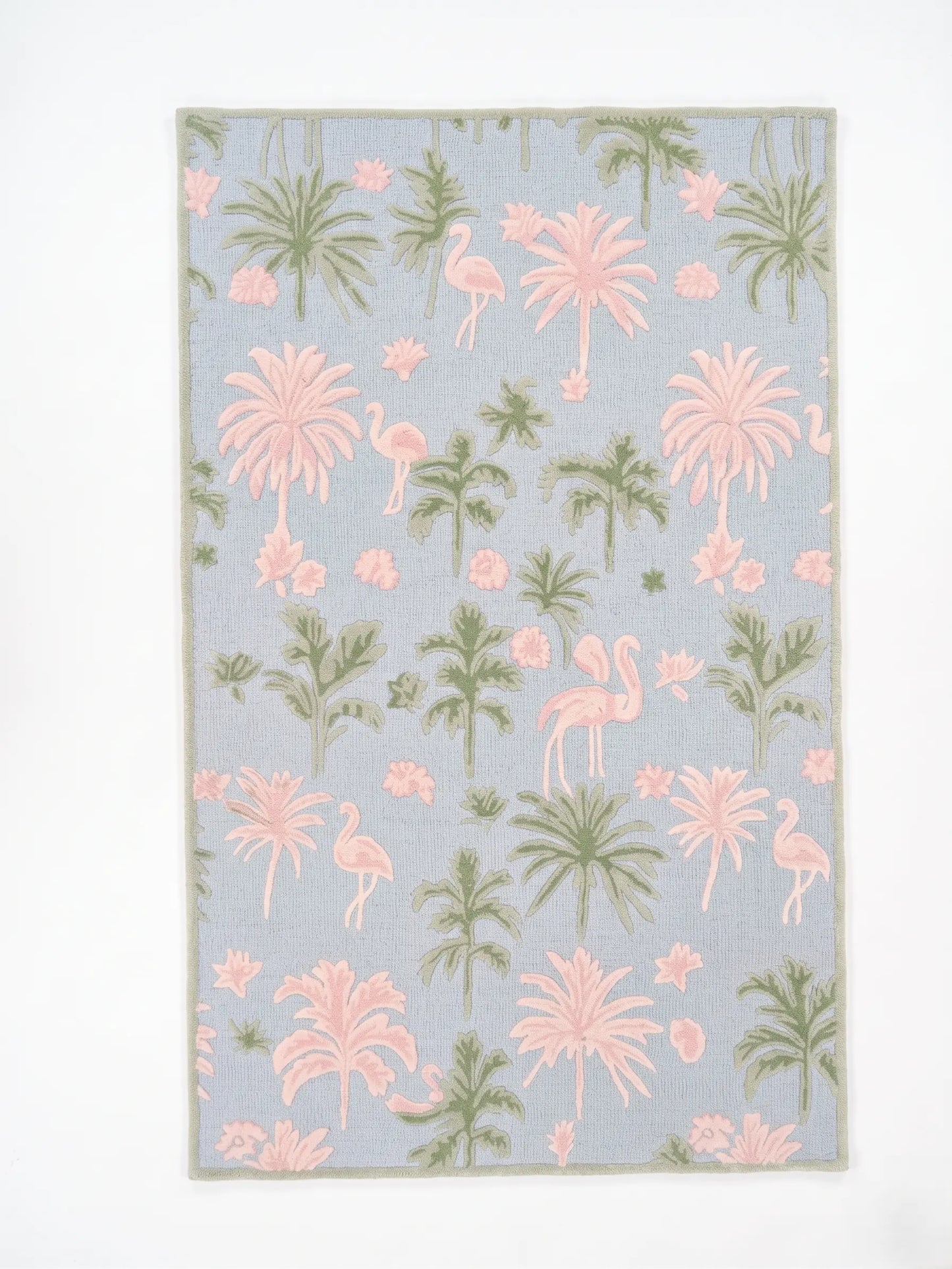 AR-008 | Floral Bird Hand-Tufted Rug My Store