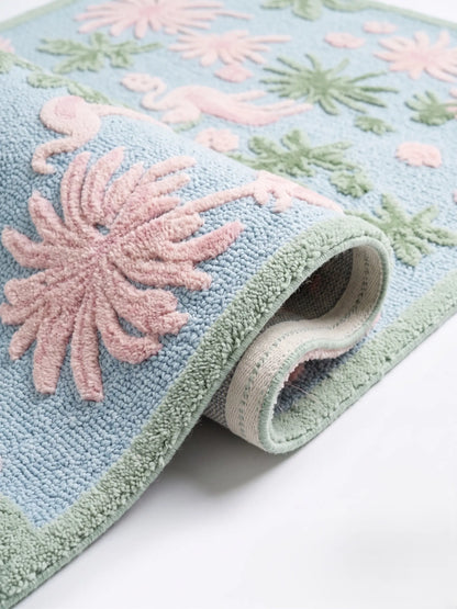 AR-008 | Floral Bird Hand-Tufted Rug My Store