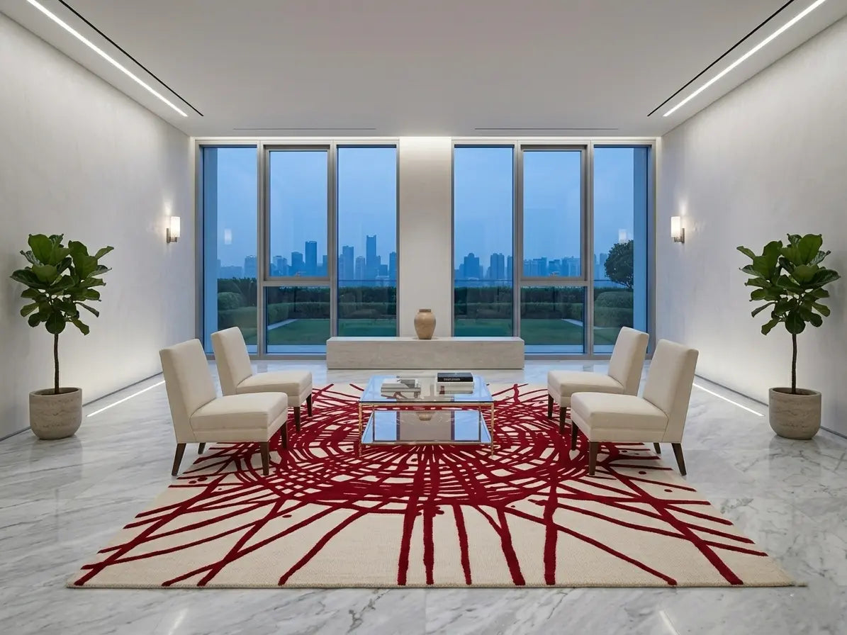 AR-014 | Scorpio Abstract Hand-Tufted Rug My Store