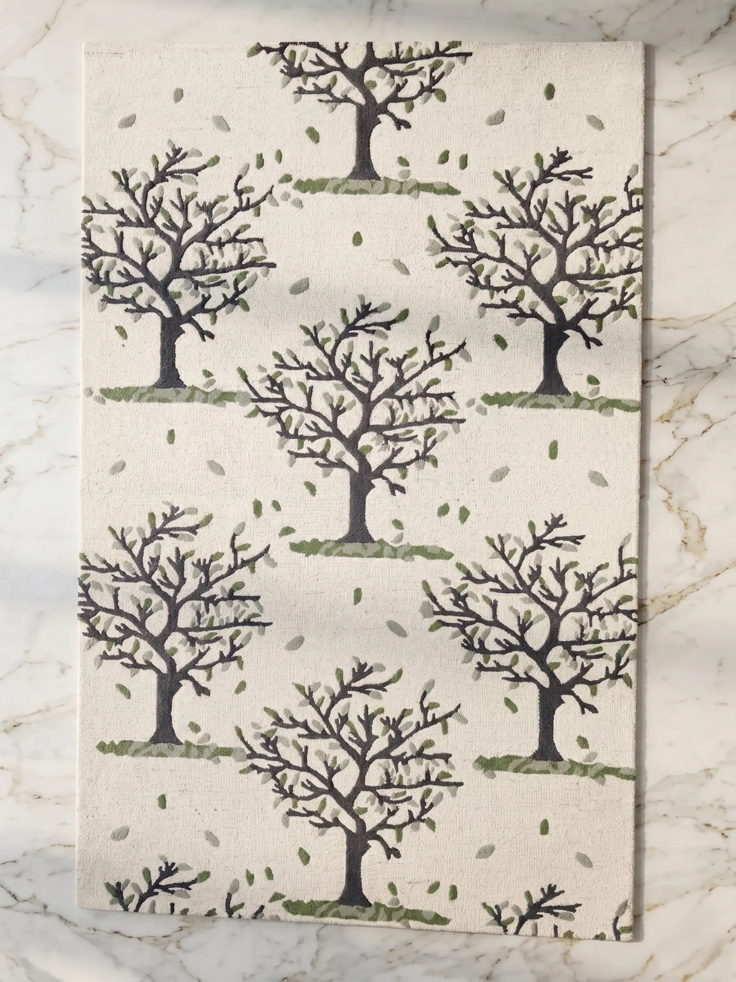 AR-009 | Tree Pattern Hand-Tufted Rug My Store