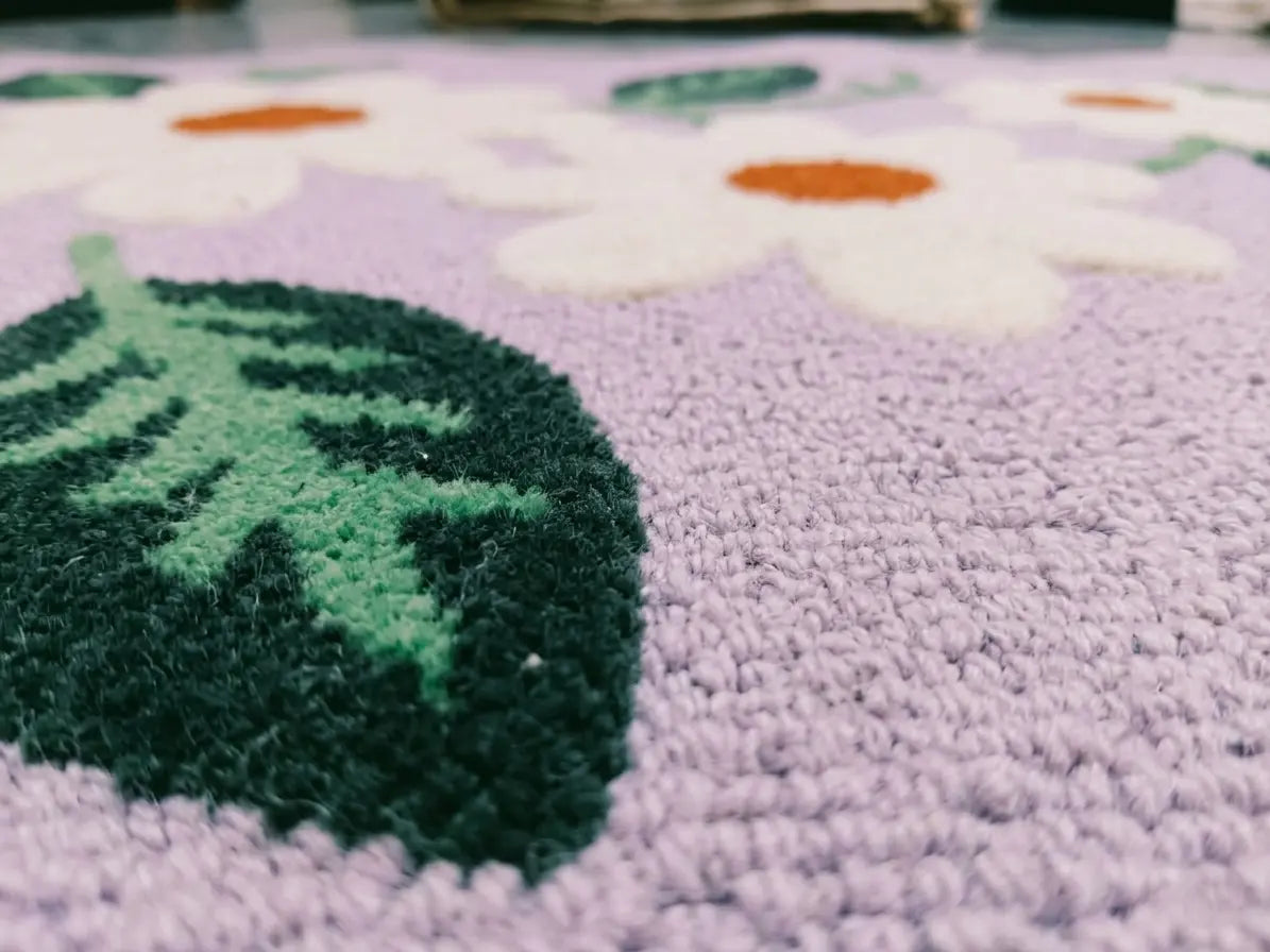 AR-015 | Daisy Floral Hand-Tufted Rug My Store