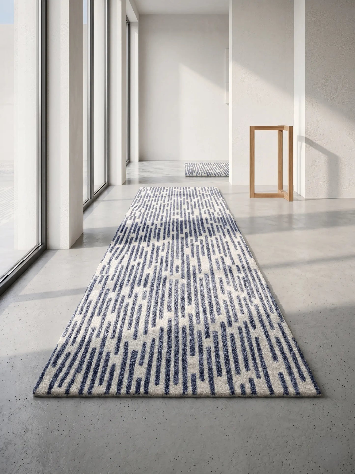 AR-016 | Linear Abstract Hand-Tufted Rug My Store