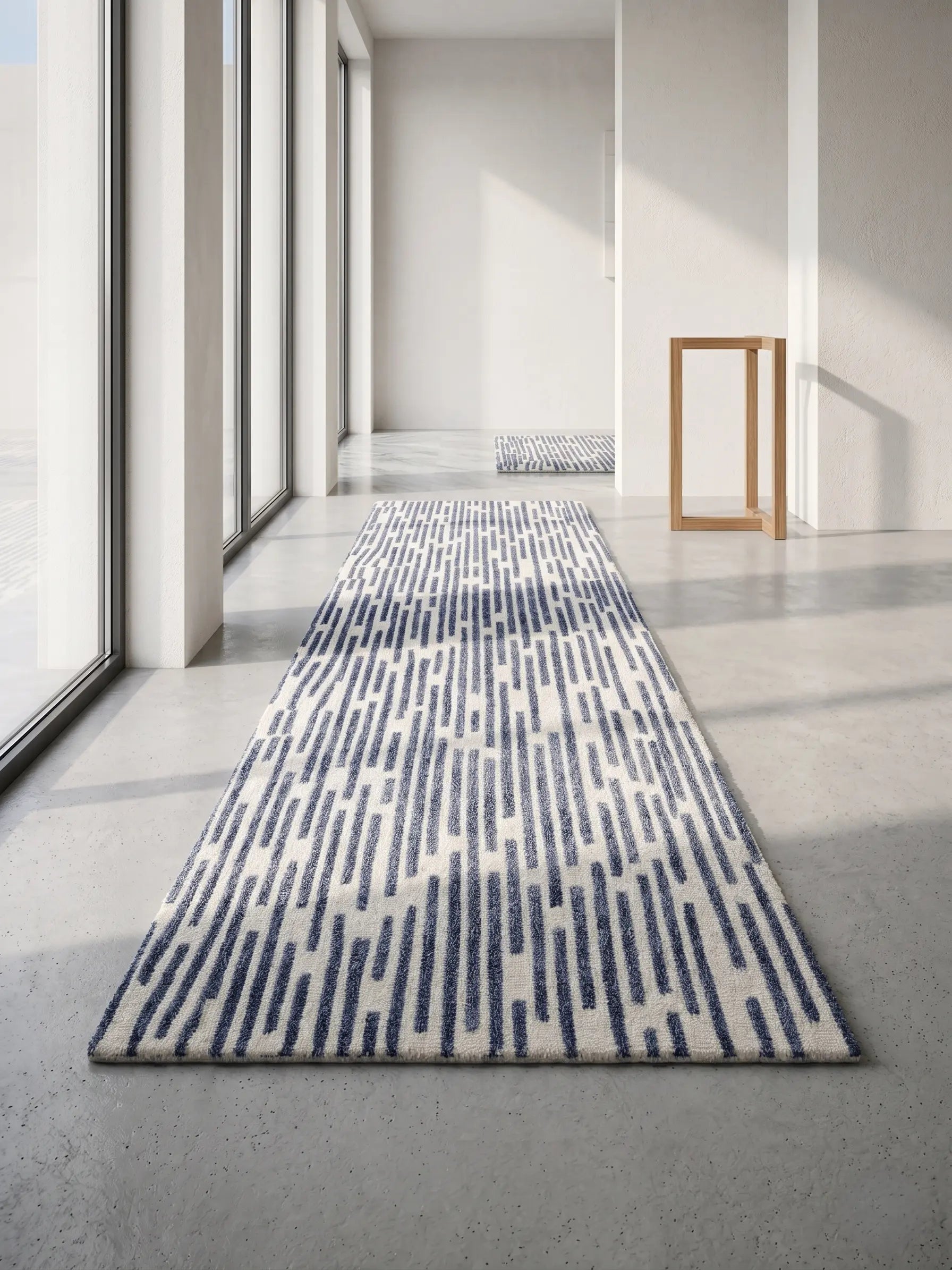 AR-016 | Linear Abstract Hand-Tufted Rug My Store