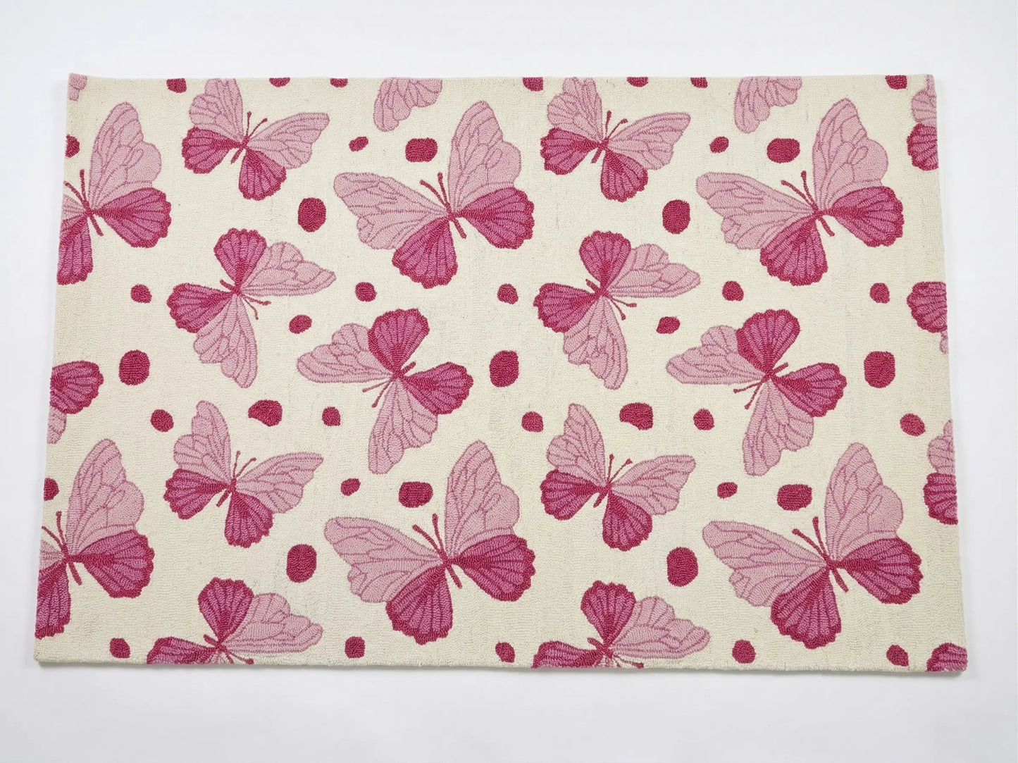 AR-002 | Butterfly Pattern Hand-Tufted Rug My Store