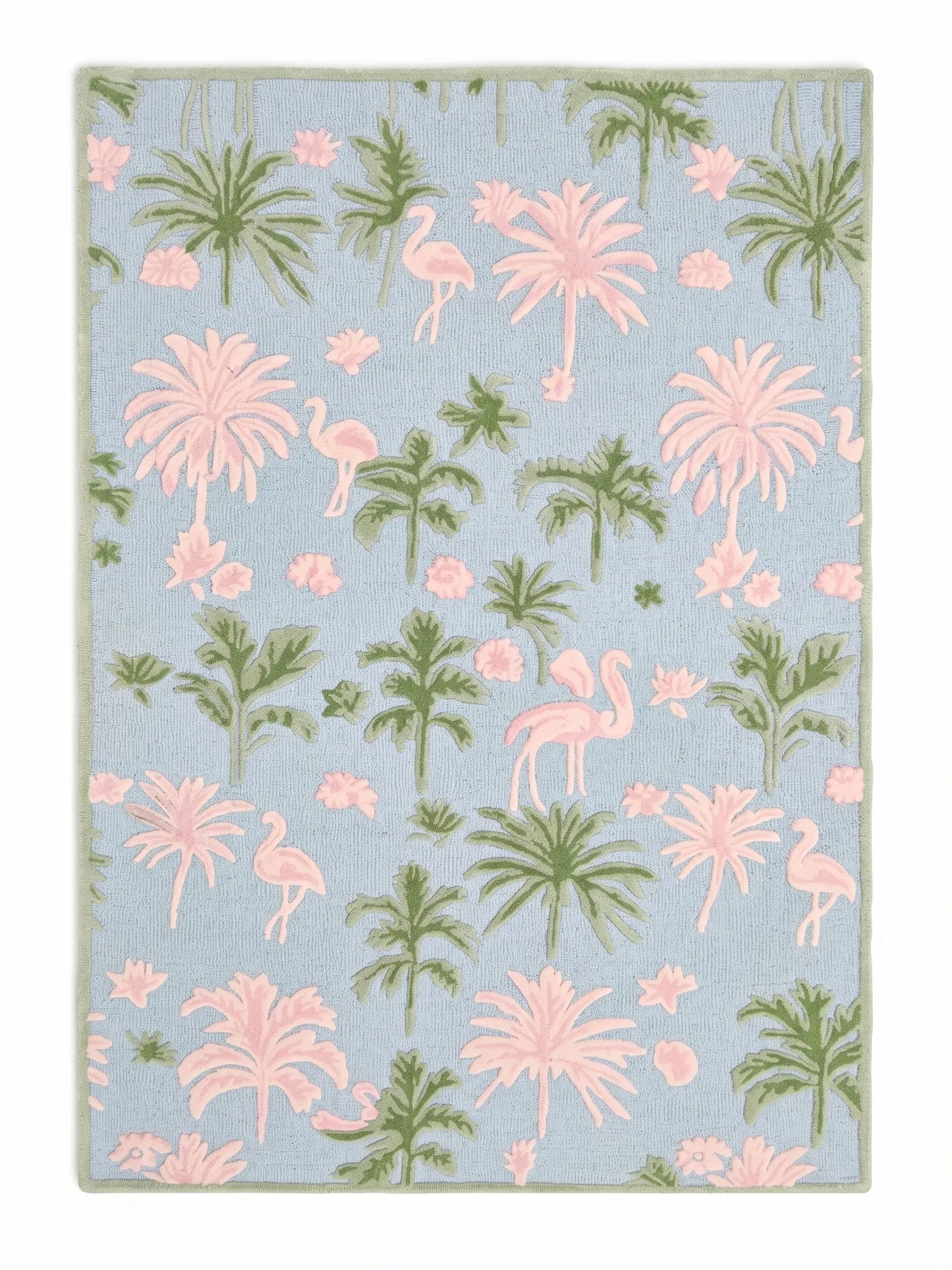 AR-008 | Floral Bird Hand-Tufted Rug My Store
