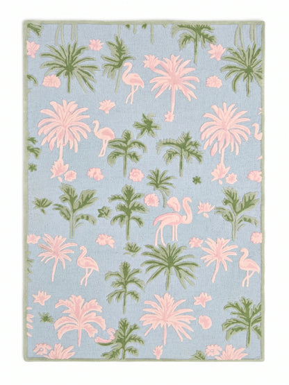 AR-008 | Floral Bird Hand-Tufted Rug My Store
