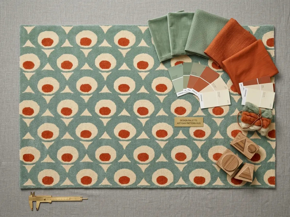 AR-013 | Modern Geometric Hand-Tufted Rug My Store