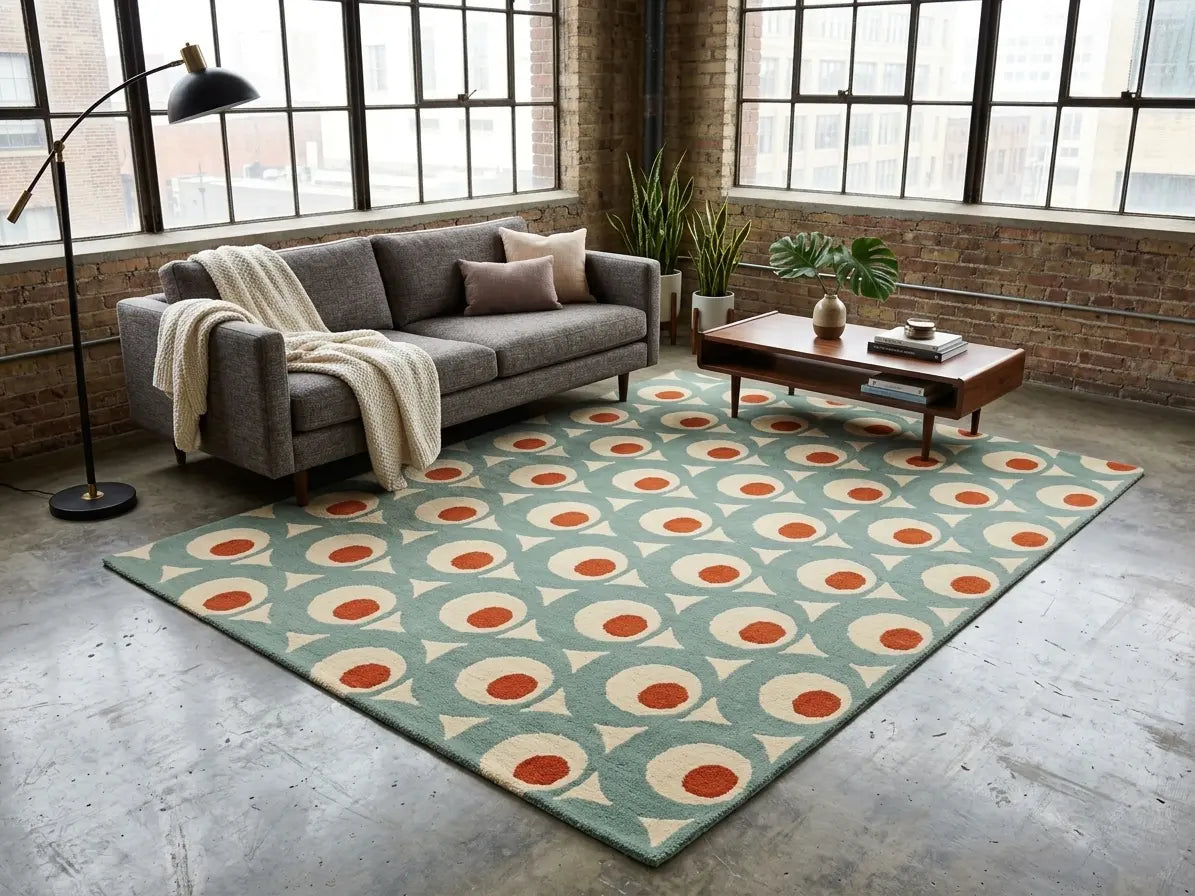 AR-013 | Modern Geometric Hand-Tufted Rug My Store
