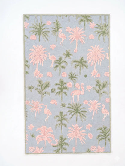 AR-008 | Floral Bird Hand-Tufted Rug My Store