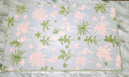 AR-008 | Floral Bird Hand-Tufted Rug My Store