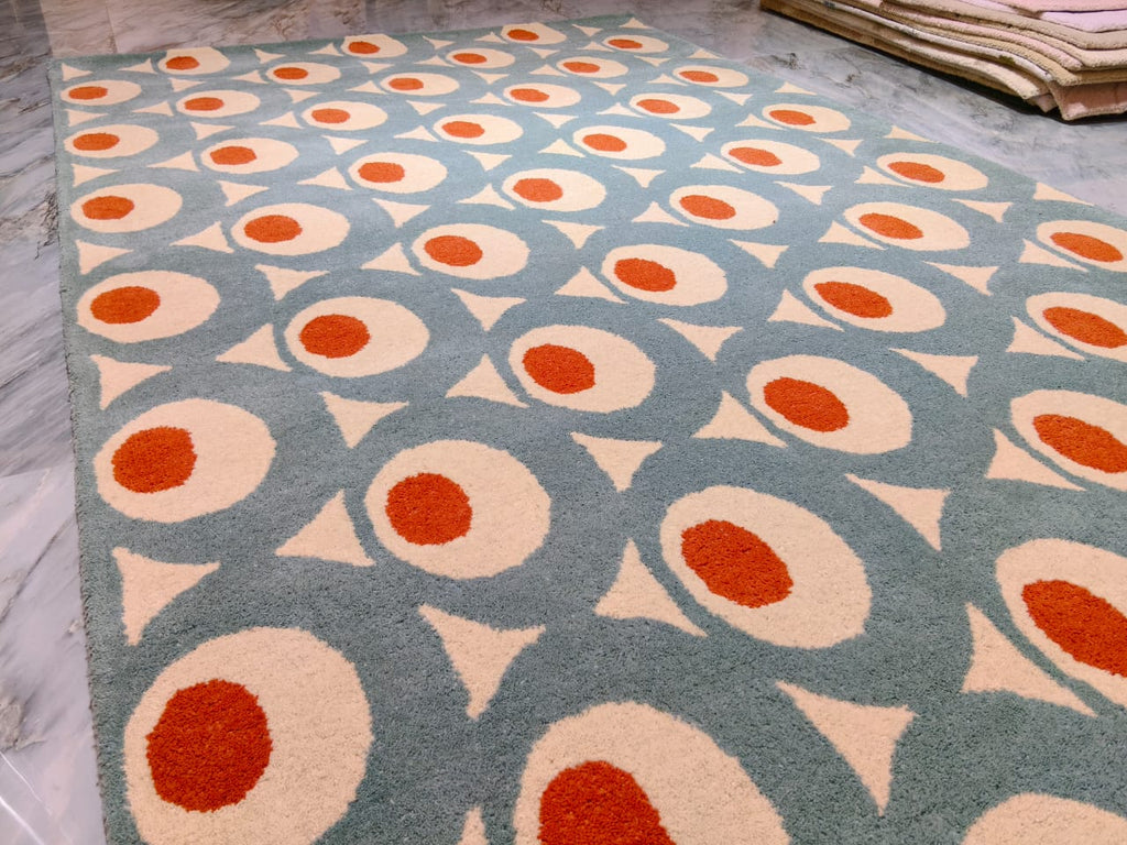 AR-013 | Modern Geometric Hand-Tufted Rug