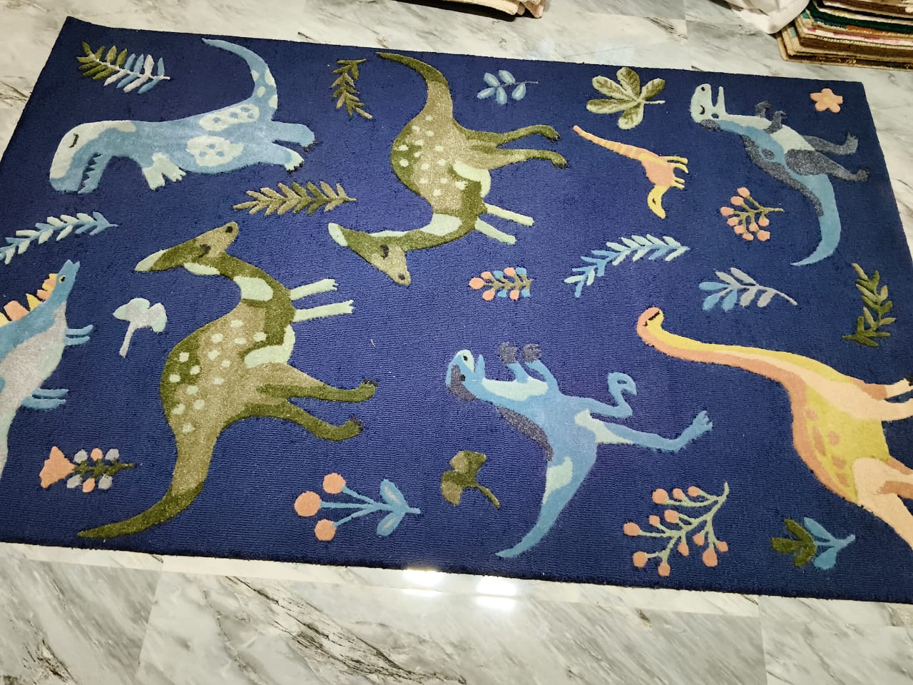 AR-006 | Kids Dinosaur Hand-Tufted Rug